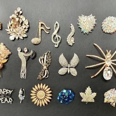 Vtg. rhinestone jewelry