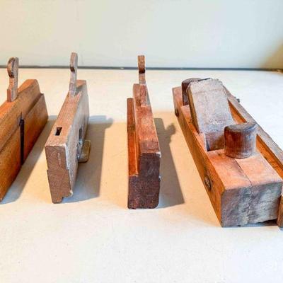 (lot) planes: Rabbet, Center Bead, Complex, Reeding: H Chapin, Greenfield Tools, Unmarked, F to G