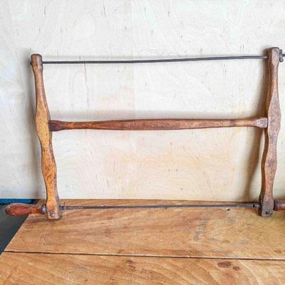 Frame saw 25â€ X 12â€ with 1â€ blade, Good