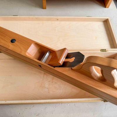 Freud Wood Jointer Plane 23 3/4â€œ, in wood case, Excellent