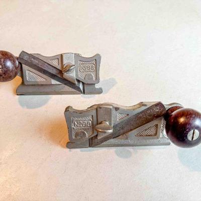 Stanley No. 98 and No. 99 Right and Left Side Rabbet Planes, Excellent
