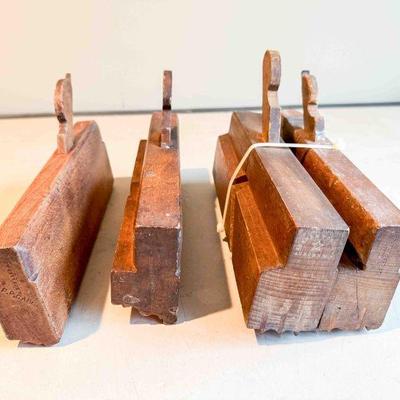 (lot) planes: reeding â€“ Auburn Tools, (3) complex â€“ A. Howland, Auburn, Ohio Tool, Sandusky, F to Good