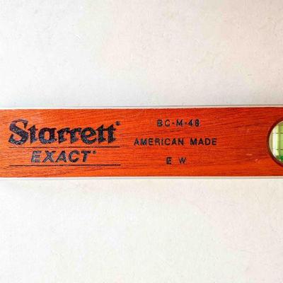Starrett BC-M-48 48â€ wood/aluminum Level, Excellent