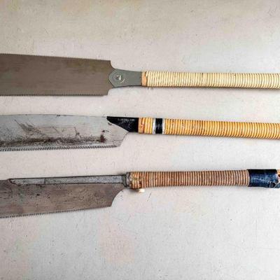 (lot) Japanese dovetail saws, Good