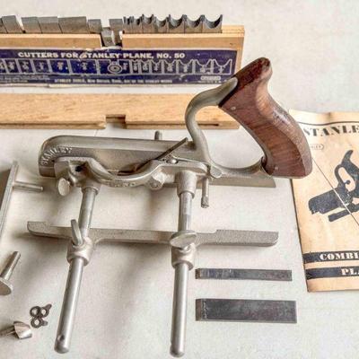 Stanley No. 50 Combination Plane, complete, Excellent