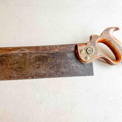 Disston 12â€ Backsaw, sharp, Good