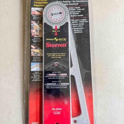 Starrett No. 505 Protractor, New
