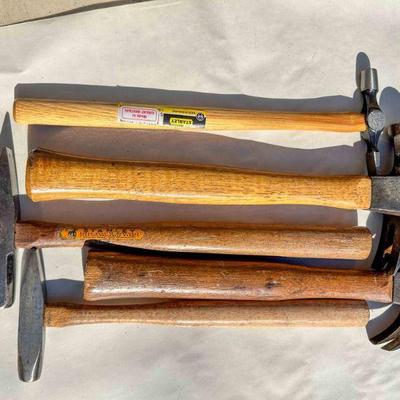 Set of 5 Stanley Hammers