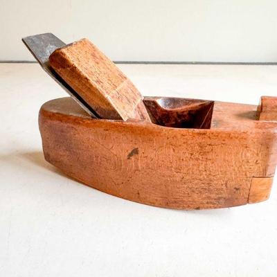 H. Burton wooden Compass Plane, Good+