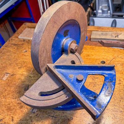 Lead Miter Cutter for Letterpress type setting, rusty, Fair