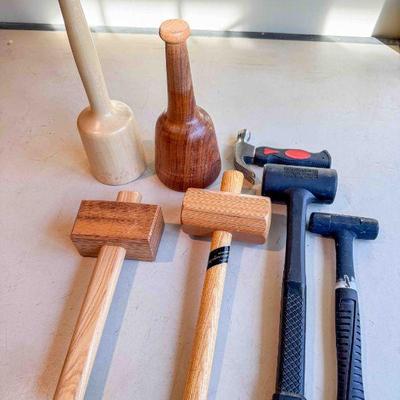 (lot) Mallets and hammers, Very Good