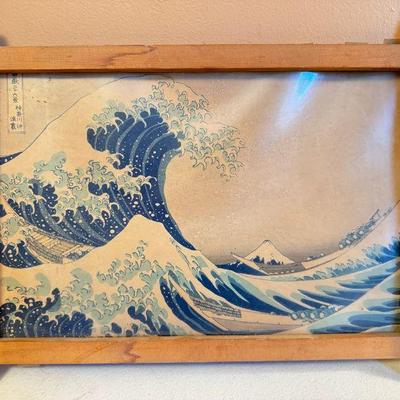 Hokusai Wave Print

