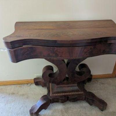 Antique game table