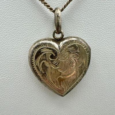 Sterling Silver Heart Locket
