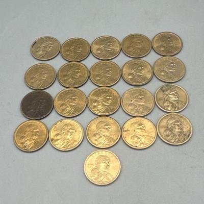 (21) Sacagawea Coins
