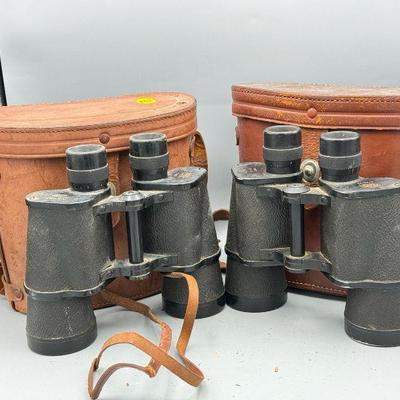 (2) Novar 7x50 Binoculars & Cases
