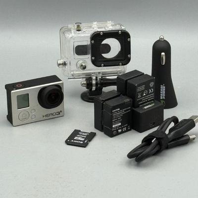 GoPro Hero3+ Camera, Case & (5) Batteries
