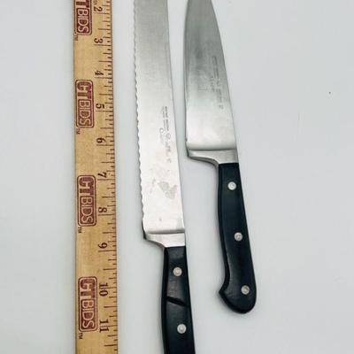 (2) Large WÃ¼sthof Dreizack Classic Knives - Solingen Germany
