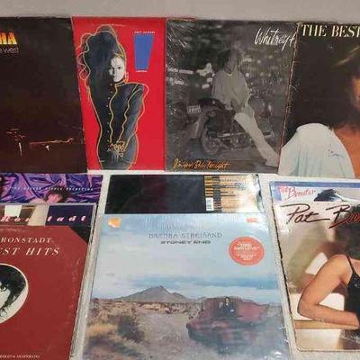 (11) Albums Including: A. Franklin, W. Houston, L. Ronstadt, P. Benatar
Albums Including- Aretha Frankiln : Live at Filmore West, Alicia...