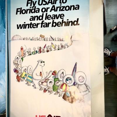 Original W. B. Park ad for US Air - several posters available