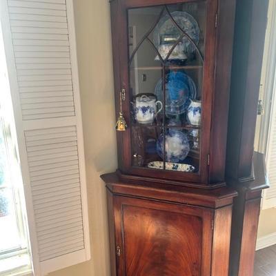 Antique corner cabinet
