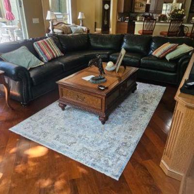 Bernhardt Leather Sectional