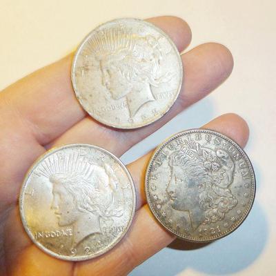 coin lots, Silver dollars, Morgan &