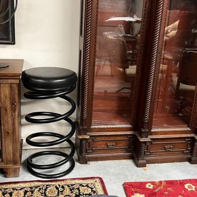 Pair of MCM spring stools