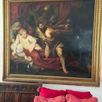The Capture of Samson - After Flemish painter Peter Paul Rubens