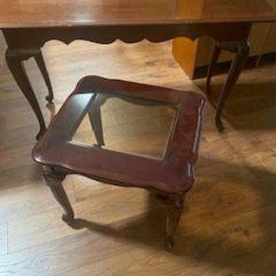 GLASS CHERRY END TABLE 2 AVAILABLE