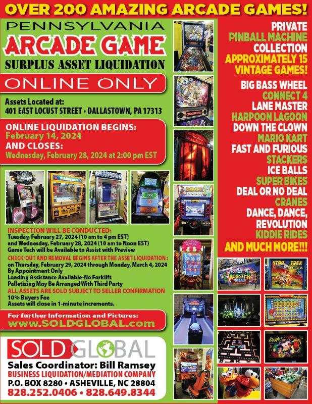 Arcade Liquidation