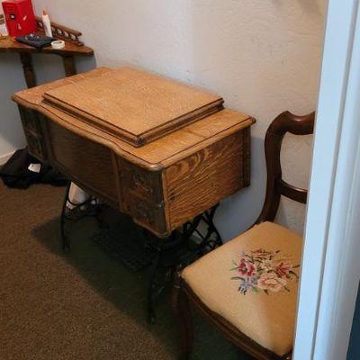 White treadle machine