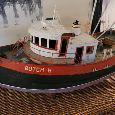 Large hand made fishing boat