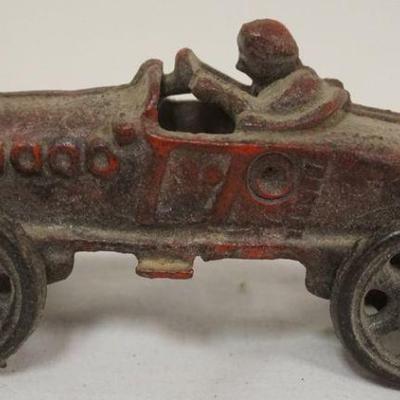 1232	ANTIQUE CAST IRON TOY CAR, APPROXIMATELY 5 IN X 2 1 1/2 IN H

