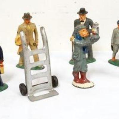 1217	GROUP OF ASSORTED CAST METAL FIGURES, APPROXIMATELY 3 1/2 IN H

