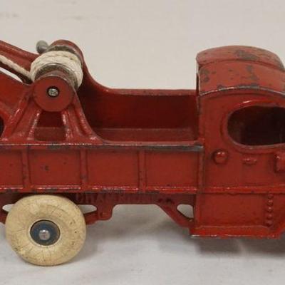 1237	ANTIQUE CAST IRON TOY *CHAMPION*TOW TRUCK, APPROXIMATELY 9 IN X 4 IN H
