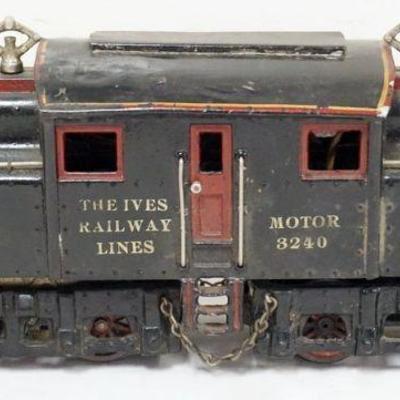 1195	IVES TRAIN STANDARD GAUGE #3240 ENGINE *THE IVES RAILWAY LINES*
