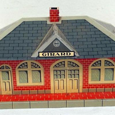 1207	MARX TRAIN TIN GIRARD STATION
