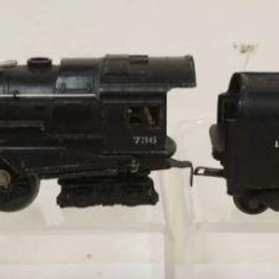 1129B	LIONEL TRAIN O GAUGE #736 LOCOMOTIVE & TENDER
