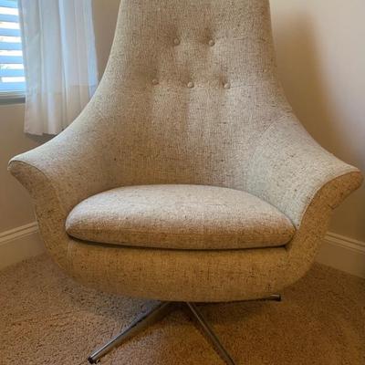 Mid Century Swivel Armchair