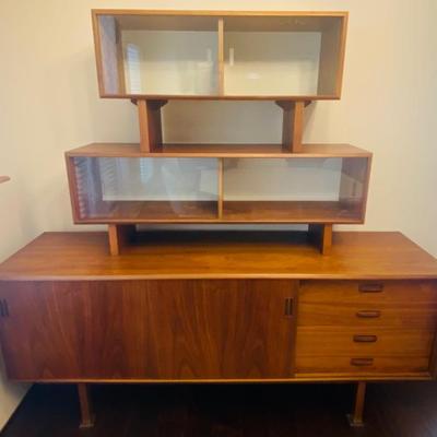 Mid Century Modern China Cabinet / Credenza Made in Canada