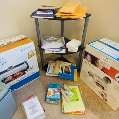 Office Equipment Incl, Paper Shredder, Printers, Paper