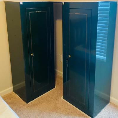 Pair of Stack-On Gun Safes with Keys