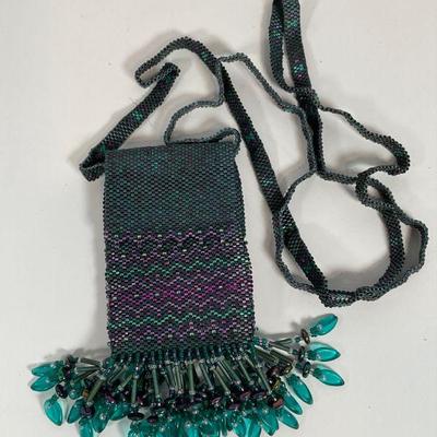 Hand Beaded Coin Purse by Roberta Troeder