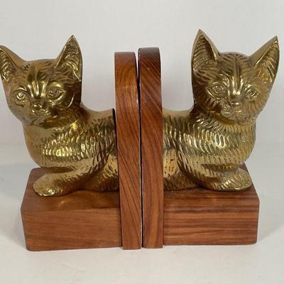 Cat Bookends