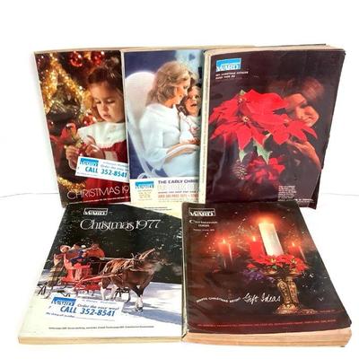 BIHY220 Vintage Montgomery Ward Christmas Catalogs	From 1968 to 1977 Christmas catalogs. Backings are intacted and some of the pages have...