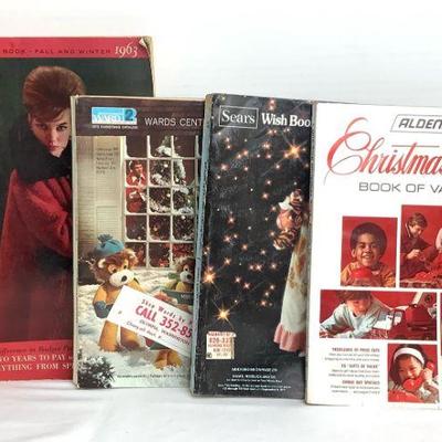 BIHY224 Vintage Christmas Catalog Assortment	1963 Spiegel fall & winter addition. Has some nice vibrant color pages. Has some...