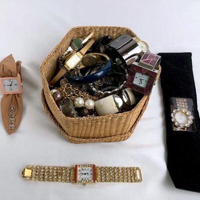 BIHY216 Vintage Watches	Lots and lots of different styles of watches. From pocket watches to bracelets with a watch charm on them.
