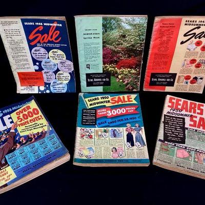 BIHY908 Vintage 1940s And 50s Sears Catalogs	1948 Sears catalogs & 1950 Sears catalogs
