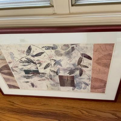 Contemporary Framed Artwork 